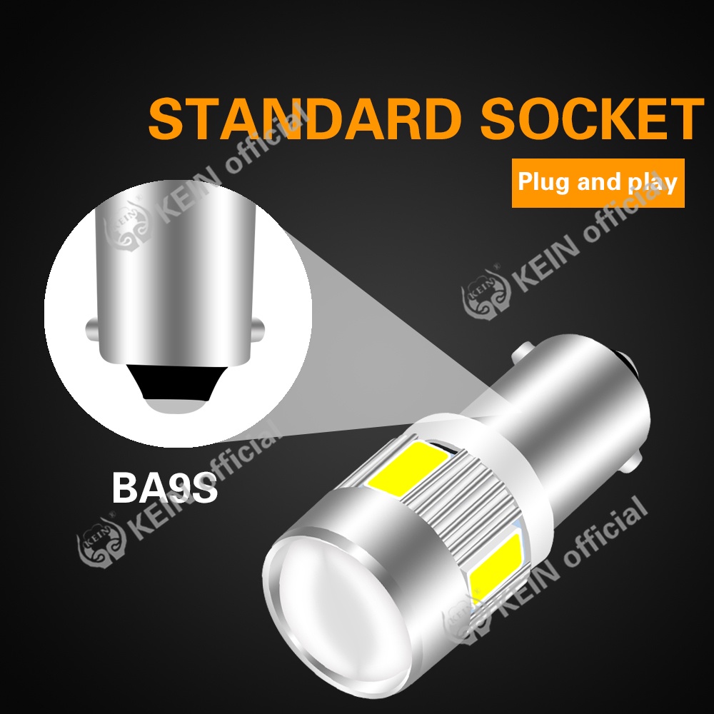 Đèn LED BA9S 12V ánh sáng trắng chất lượng cao đa dụng