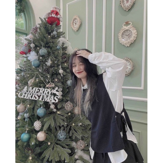 Set áo cặp + yếm ngoài