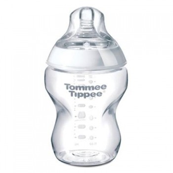 Bình sữa Tommee tippee 260 ml bình trắng kém núm số 1