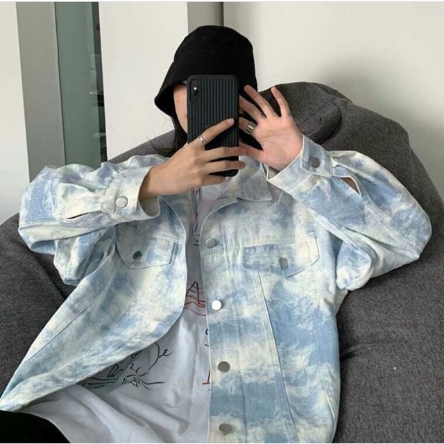 (a74) áo denim ulzzang size s m l(kèm ảnh khách)