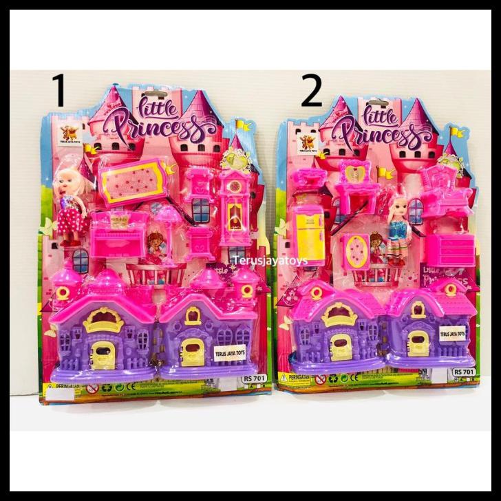 Mô hình đồ chơi ngôi nhà búp bê barbie 15756 15310 2