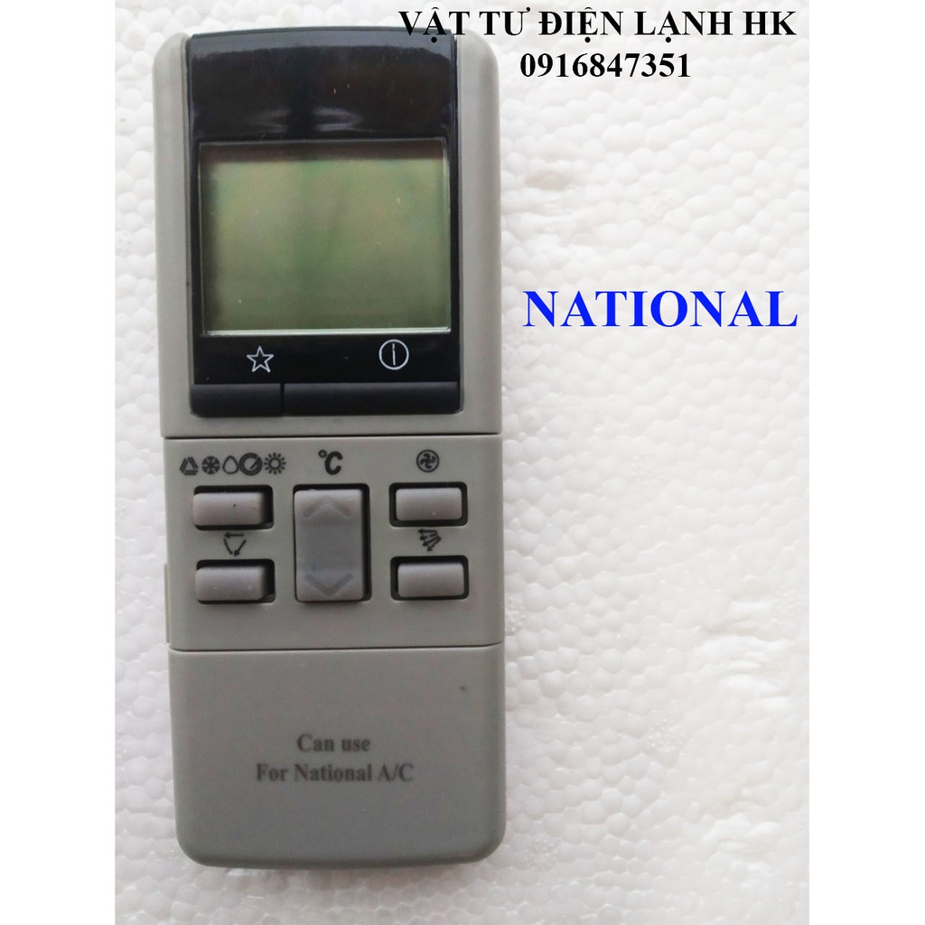 Điều khiển điều hòa các hãng mẫu như hình Samsung Panasonic National - Remote máy lạnh điều hoà SS Pana Nationa