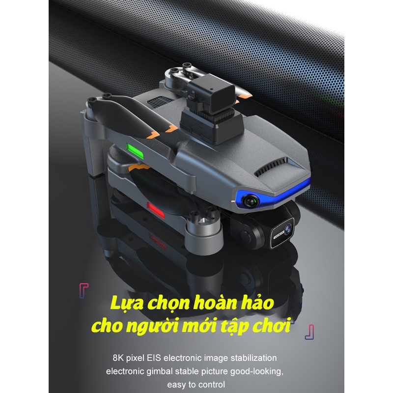 Máy Bay Flycam Giá Rẻ Drone Camera 8K AE3 Max Bay 30 Phút, Tầm Xa 5000m, Động Cơ Không Chổi Than, Cảm Biến Va Chạm