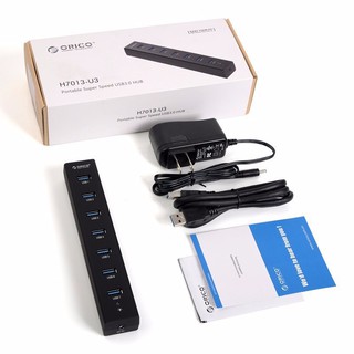 Bộ chia 7 cổng usb 3.0 chính hãng orico h7013