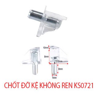 100 CÁI CHỐT ĐỠ KỆ KHÔNG REN KS0721