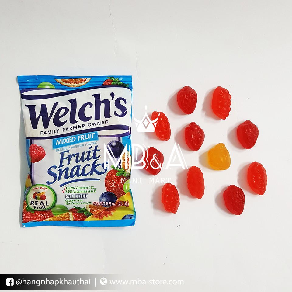 Kẹo dẻo trái cây Fruit Snack - Welch's