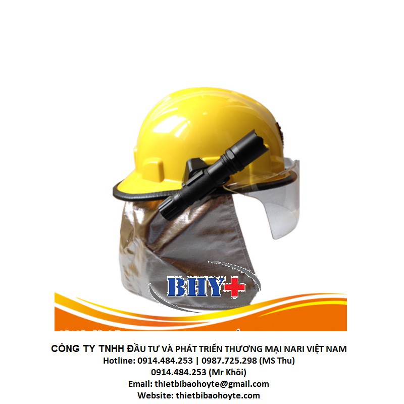 Mũ chống cháy màu vàng - Mũ chữa cháy chất lượng cao