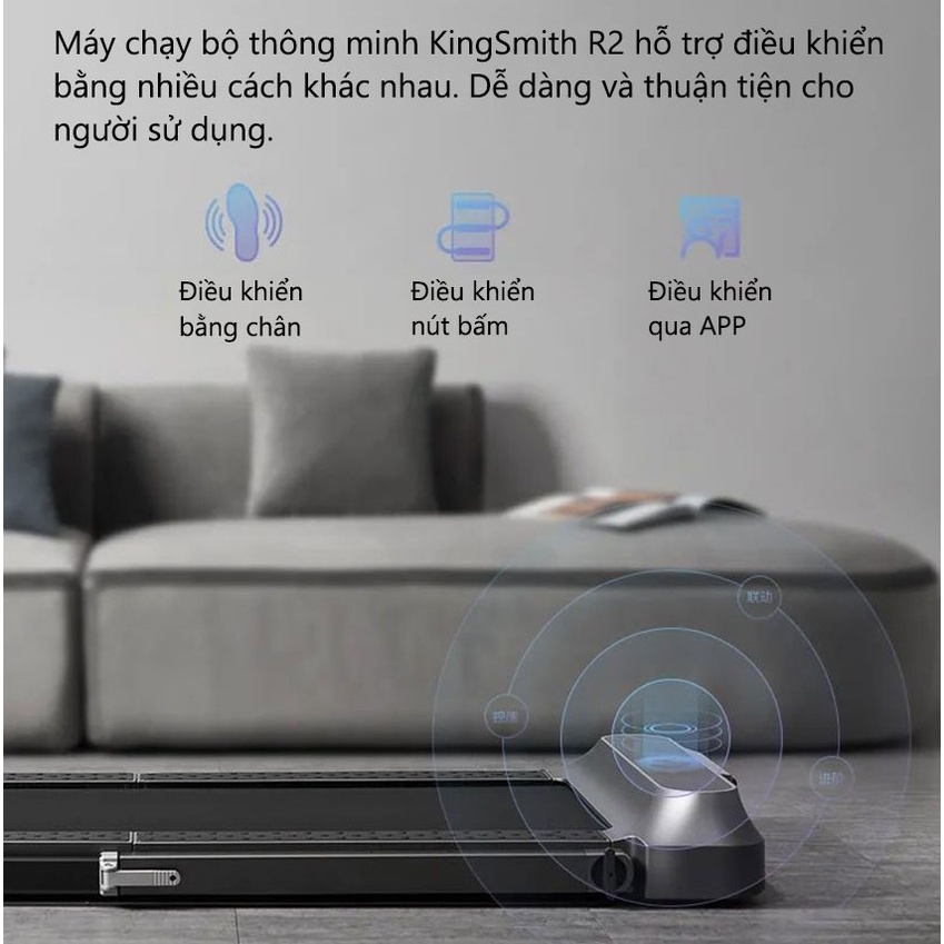 Máy Chạy Bộ Thông Minh Xiaomi KingSmith R2 – Phiên Bản Tốc Độ 12Km - Gấp Gọn - Hiện Đại