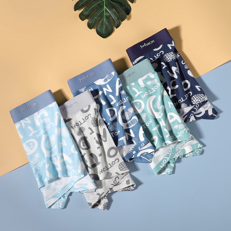 Bộ 3 Quần Lót Boxer Chất Liệu Polyester Thoáng Khí Thời Trang Cho Nam M1300