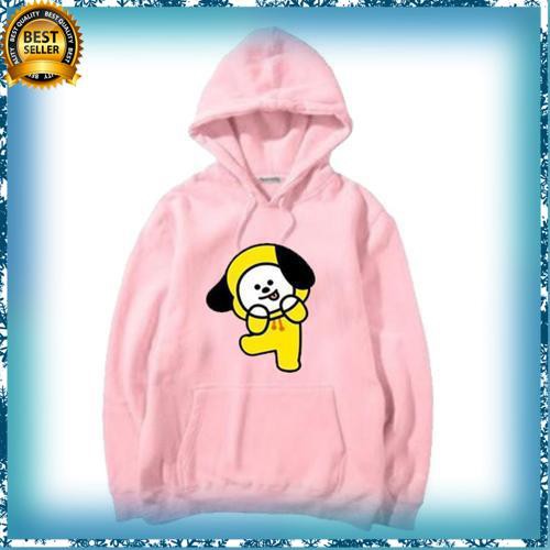 Áo Khoác Hoodie In Hình Nhân Vật Bt21 Bts