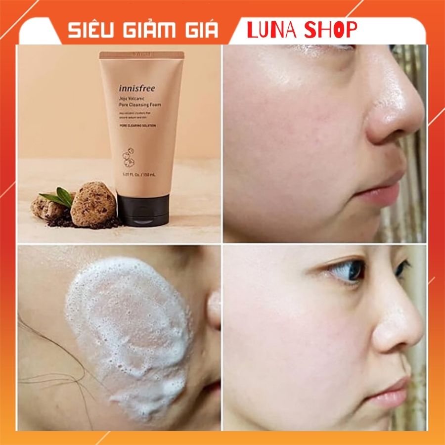 [ Date Mới ] Sữa rửa mặt tro núi lửa Jeju volcanic pore cleasing foam | BigBuy360 - bigbuy360.vn