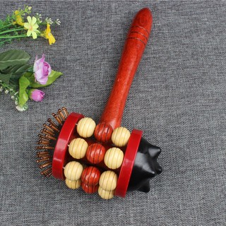 Cây lăn massage lưng bằng gỗ