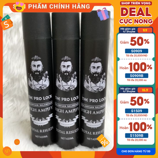 Keo xịt tạo kiểu The Pro Lock bạc chai 420ml