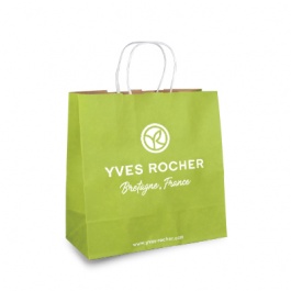 Túi giấy quà tặng Yves Rocher quai trắng size M 19x23cm
