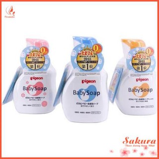 [Hàng Nhật] Sữa Tắm Gội PIGEON Baby Soap Nhật Bản | Sữa Tắm Pigeon Cho Bé - 500ml