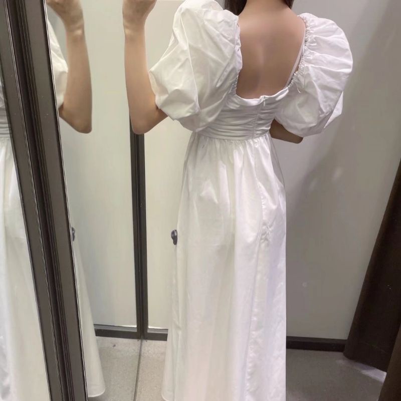 ĐẦM TRẮNG MAXI TAY PHỒNG ZARA XUẤT XỊN TQXK