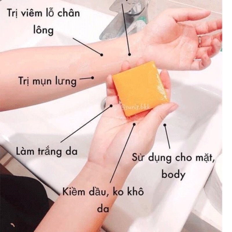 Xà bông cam nghệ ( Cam kết chính hãng 100%)