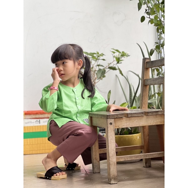 Bộ Bà Ba Màu Xanh Chuối Mới