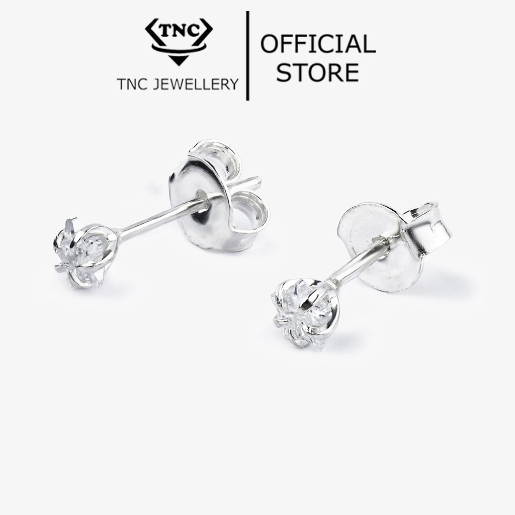 Bông Tai Bạc, Khuyên Tai Bạc Nữ Hình Ngôi Sao TNC JEWELLERY