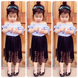Set váy áo bé gái 1-5t