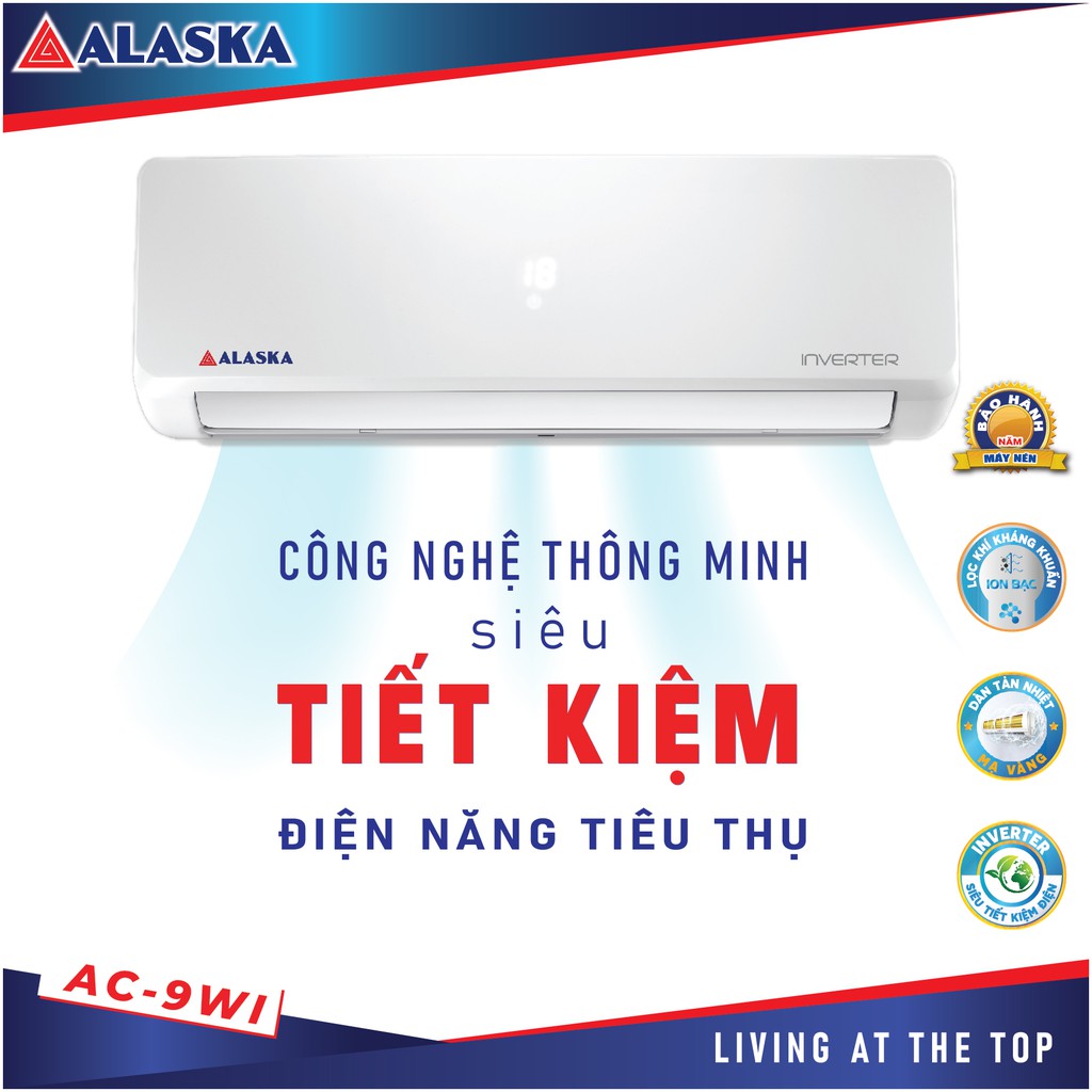 Máy lạnh Treo tường ALASKA - INVERTER AC - 9WI