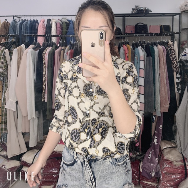 XẢ - ÁO SƠ MI HOẠ TIẾT SƠ MI TRƠN