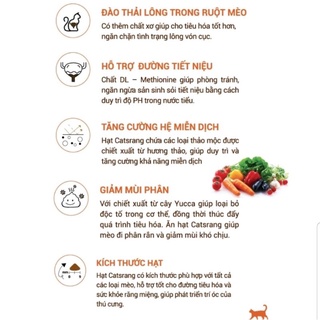 Thức ăn hạt Catsrang 1kg dành cho Mèo mọi lứa tuổi