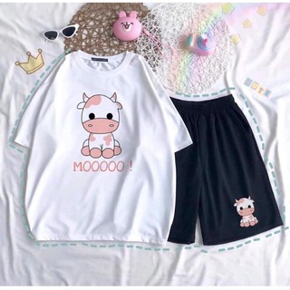 SET QUẦN ÁO BÒ SỮA CUTE