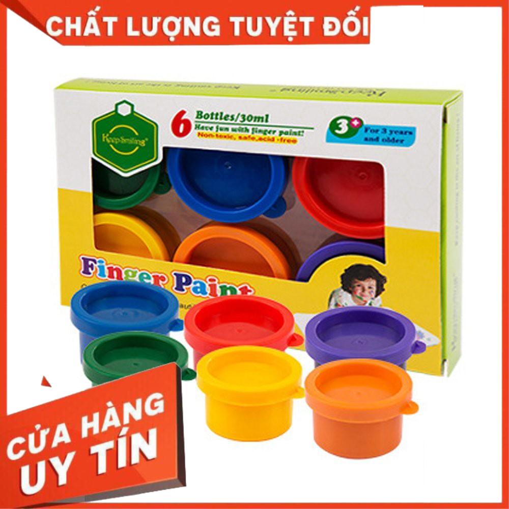 Bộ 6 màu vẽ tay an toàn cho bé