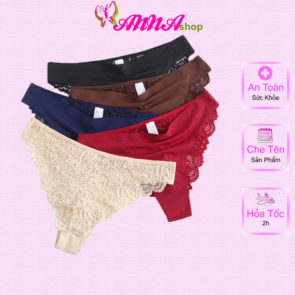 Quần lót nữ sexy lọt khe ren su, trẻ trung, thoải mái, thoát mát (MS 03091) Anna Shop