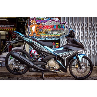Tem Rời Exciter 150 màu đen xanh trắng