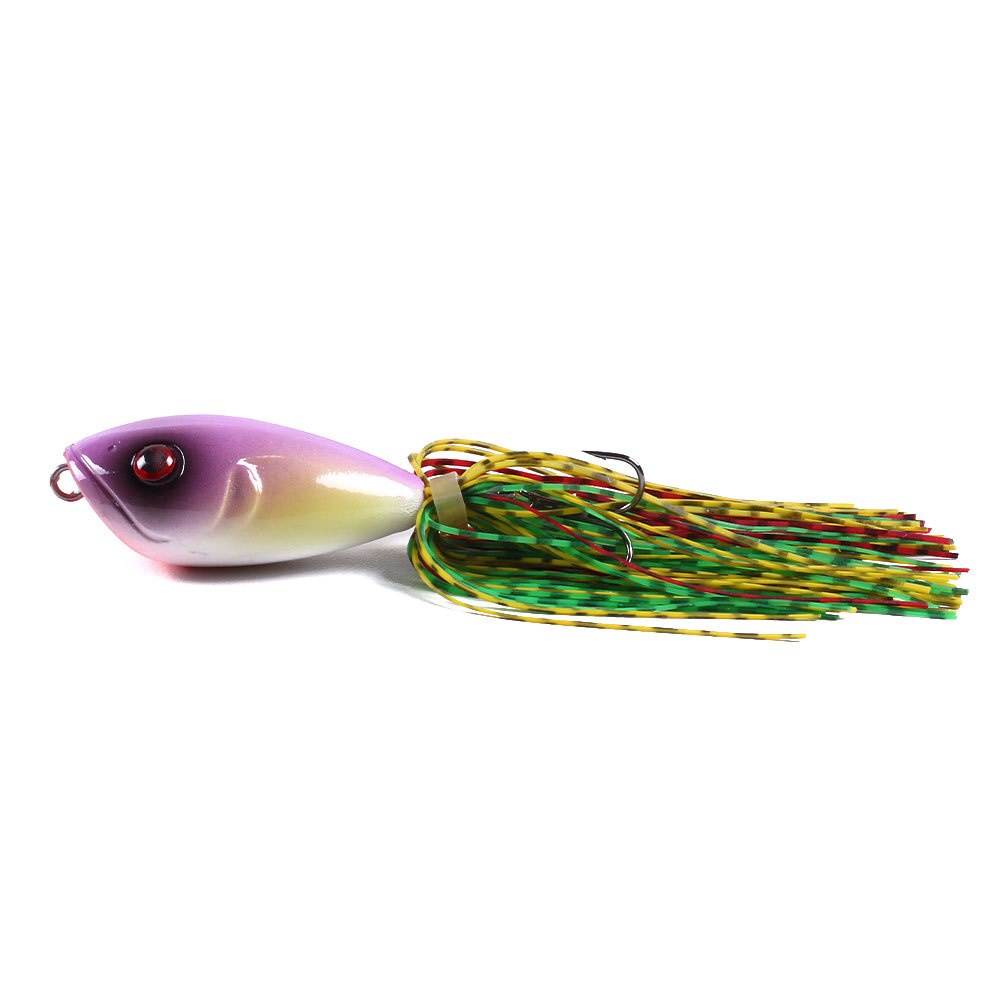 Mồi câu lure nhái giả dài 10cm nặng 10gr có đuôi Phukiencaulure25  Mồi nhái giả có bi tạo hiệu ứng, lưỡi đôi sắc bén