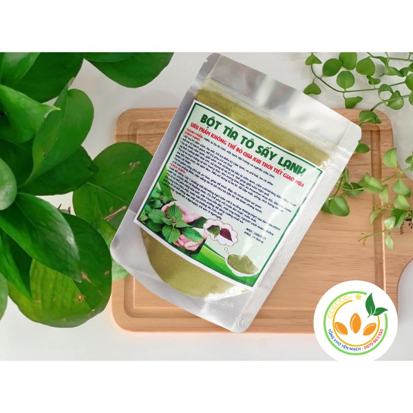 Bột Tía Tô Sấy Lạnh, bột tía tô nguyên chất làm đẹp da, tốt cho sức khỏe