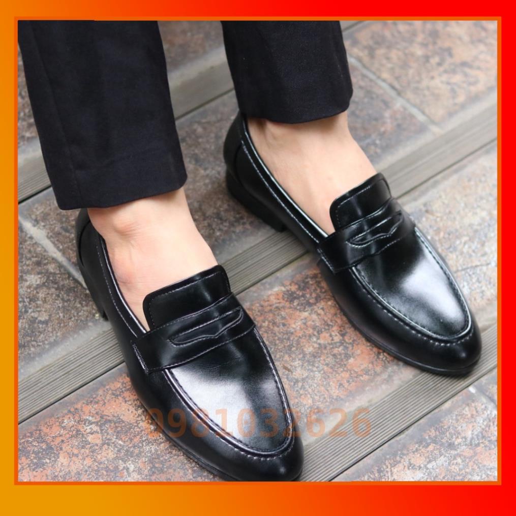 sale 12-12 Giày Nam Công Sở Giá Rẻ Nhất Hà Nội Mã X076 Màu Đen