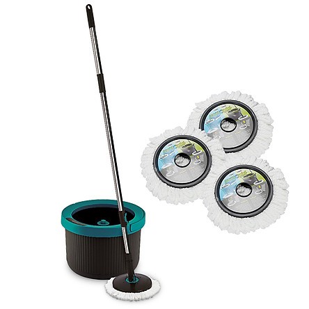 Cây Lau Nhà Lock&Lock Mini Twister Spin Mop Xoay 360 Độ HPP345S2