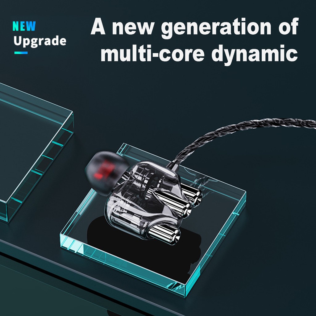 Tai nghe nhét tai giắc 3.5mm bass trầm có micro tiện dụng