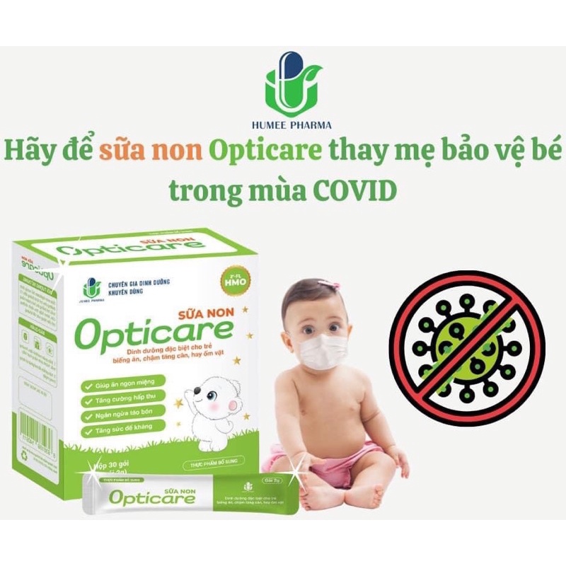 SỮA NON OPTICARE HỘP 30 GÓI - MỖI GÓI 2g