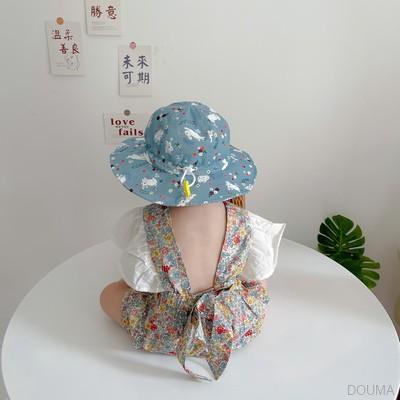 Mũ nồi hỗ trợ che nắng in họa tiết hoạt hình động vật thời trang mùa hè cho bé