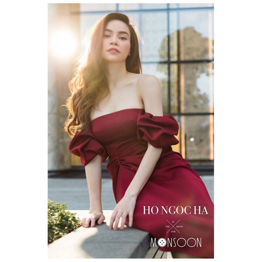 Váy Đầm RED HOLIDAY DRESS Chất Cát Thái Sang Trọng Đẹp Sexy Thời Trang Dạo Phố Dự Tiệc Hàng Cao Cấp