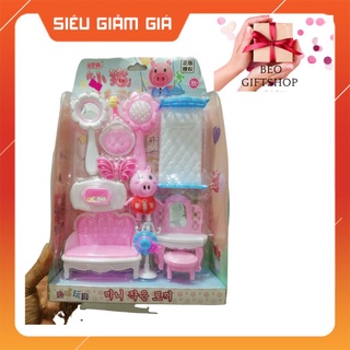 Vỉ đồ chơi heo peppa 12 chi tiết