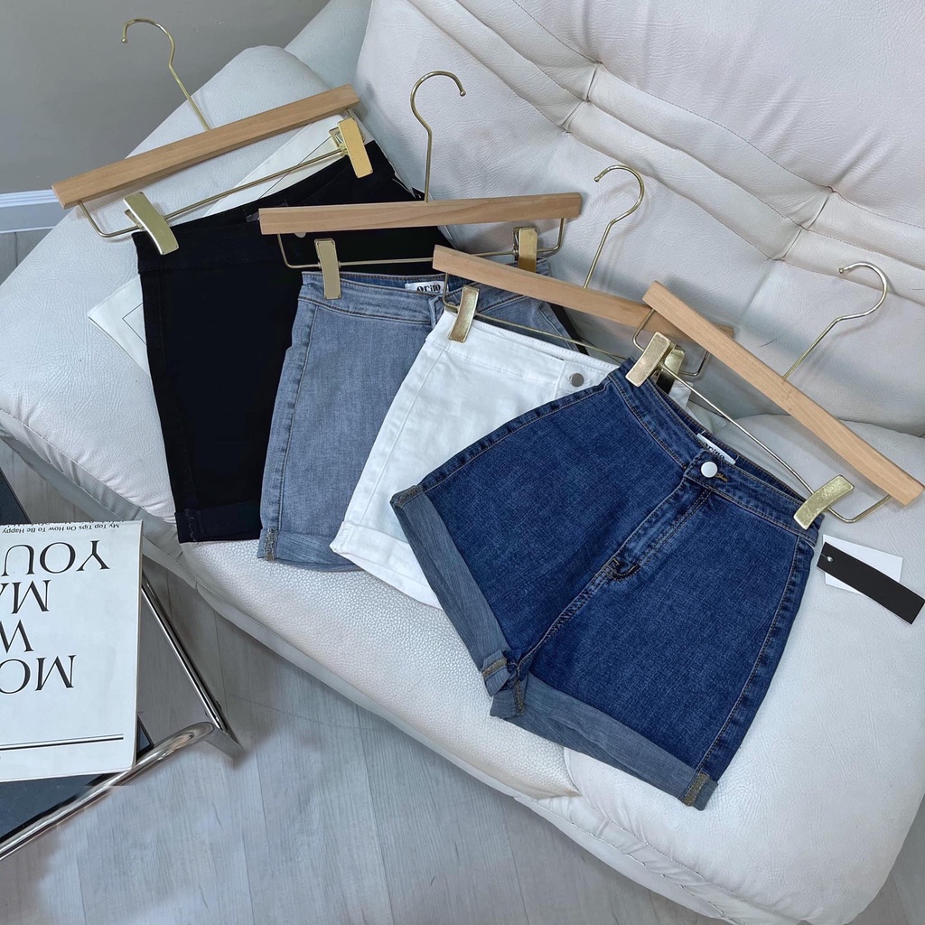 QUẦN SHORT JEANS CO GIÃN LƯNG CAO