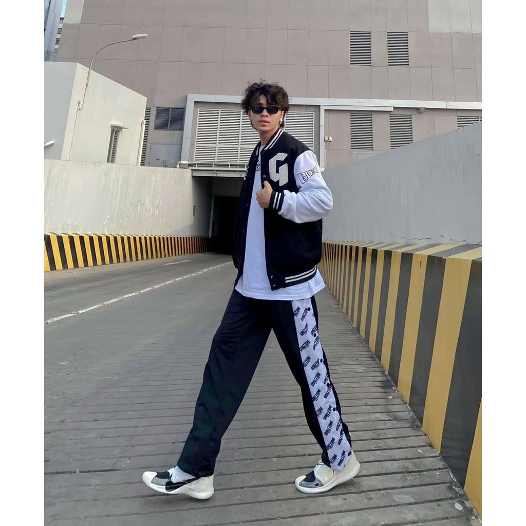 Áo Khoác Varsity Chữ G PEONYB Unisex  🌸 Bomber kiểu dáng thể thao form rộng tay bồng 3158 hàn quốc 🌸