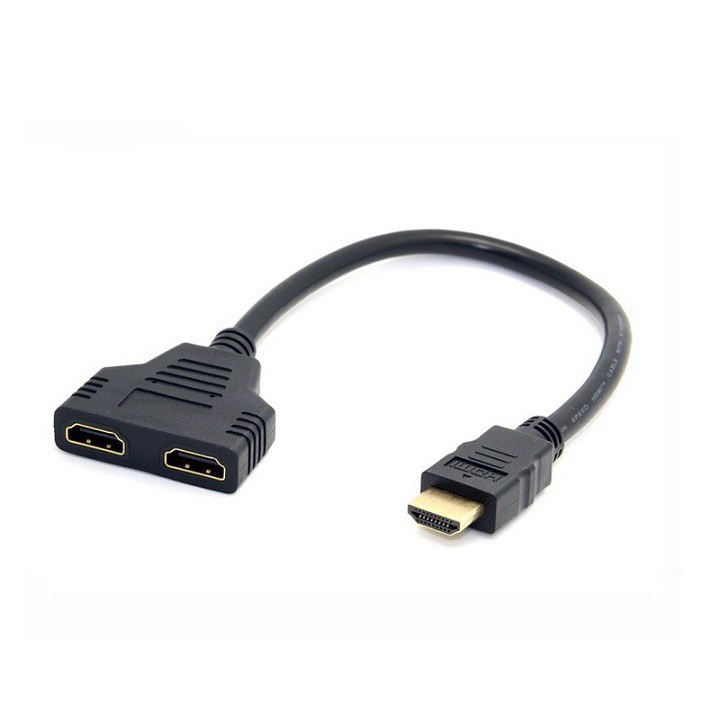 [Mã ELHACE giảm 4% đơn 300K] Dây chia tín hiệu HDMI 1 ra 2 đầu dẹt đen