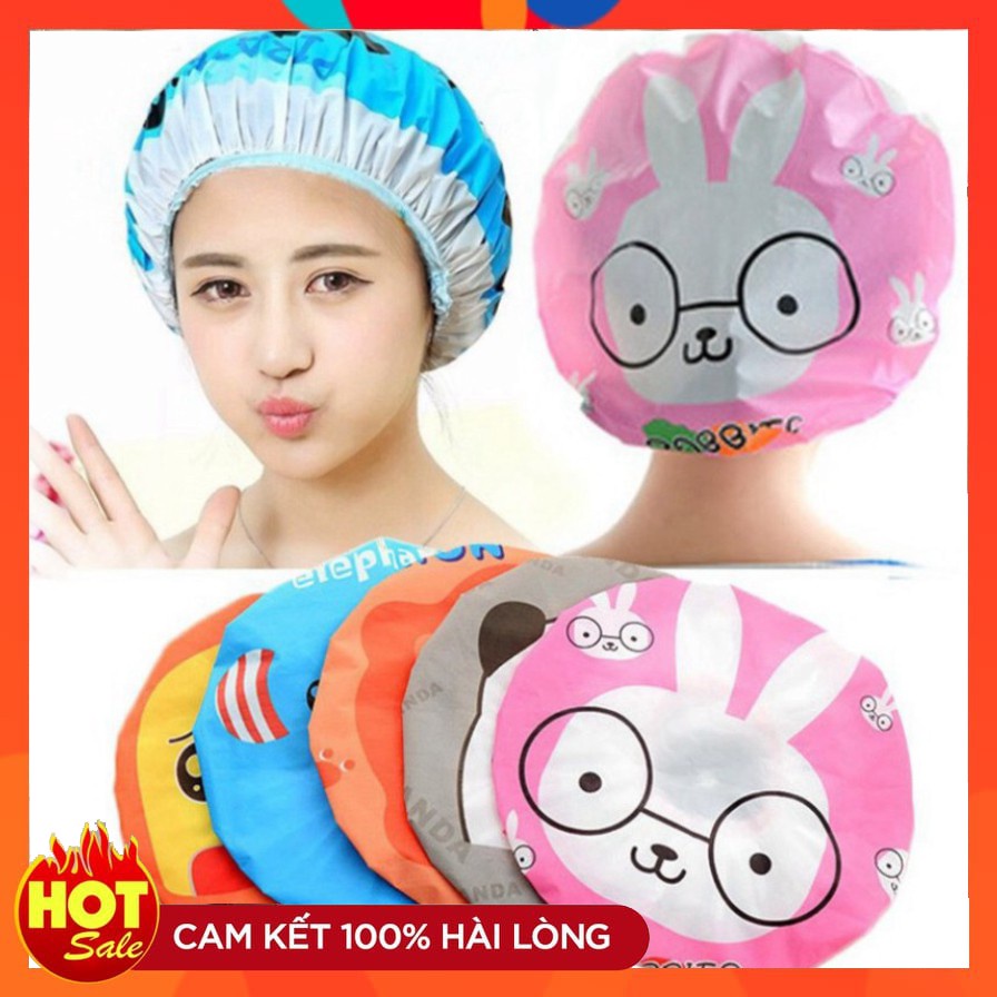 Bán lẻ 1c mũ trùm đầu khi tắm hình thú