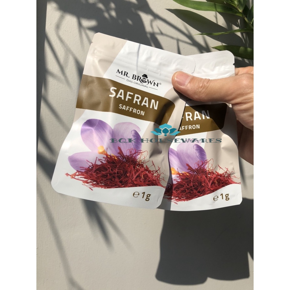 [ HÀNG ĐỨC ] Nhuỵ Hoa Nghệ Tây Mr.Brown Safran Saffron, 1g