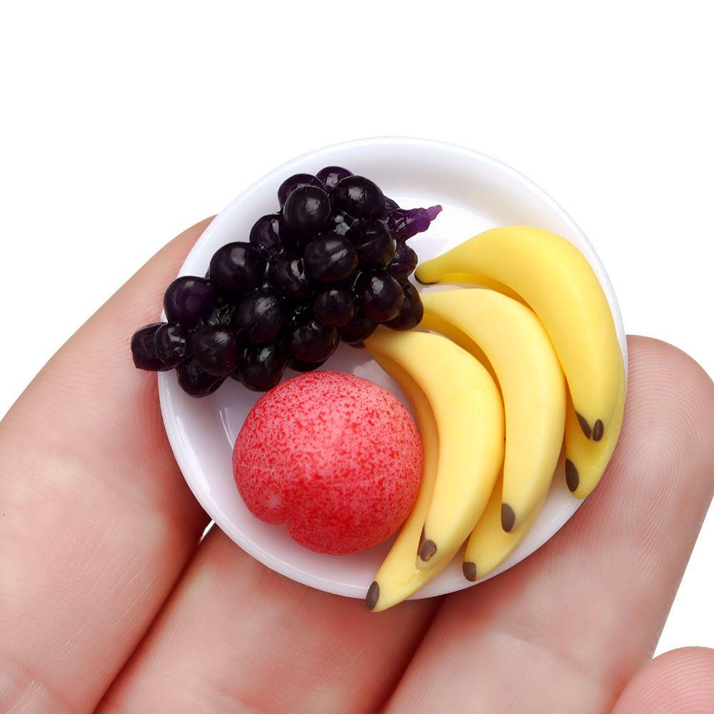 1 Bộ Khay Đựng Trái Cây Mini Trang Trí Nhà Búp Bê