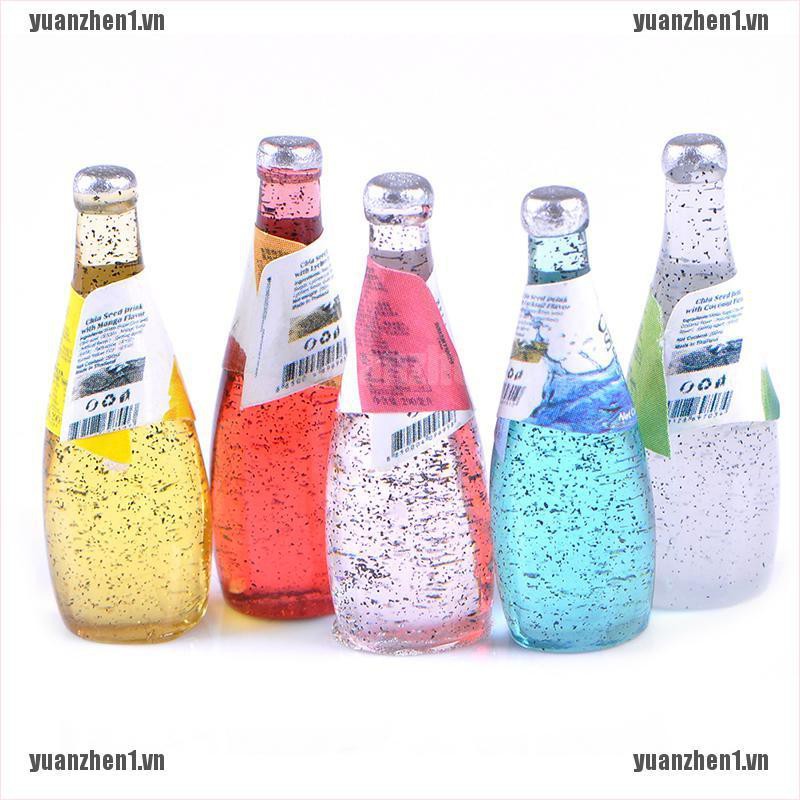 [YUANZHEN1] Set 5 Bình Đựng Nước Trái Cây mini Tỉ Lệ 1 / 12 Trang Trí Nhà Búp Bê