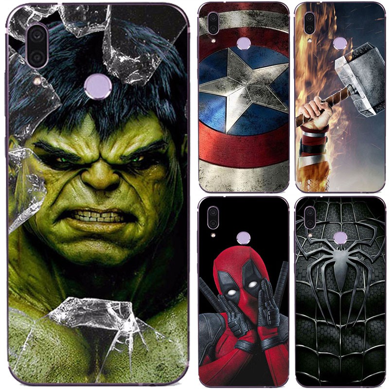 Ốp lưng silicone hình Marvel Super hero cho Huawei Honor Play COR-L29 COR L29 Honor