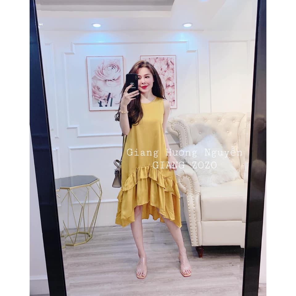 Váy 3 lỗ phối bèo đuôi cá.