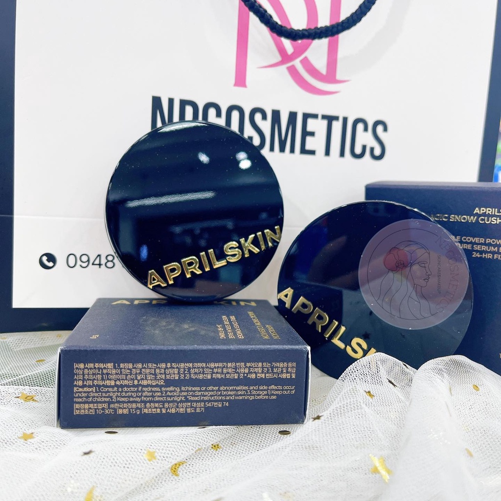 PHẤN NƯỚC CHE PHỦ APRILSKIN MAGIC CUSHION SPF50 15G MẪU MỚI NHẤT - HÀNG CHÍNH HÃNG - 11465